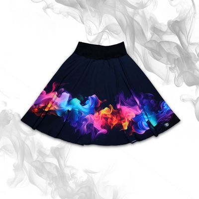 Dámská půlkolová sukně Kouř | XS, S, M, L, XL