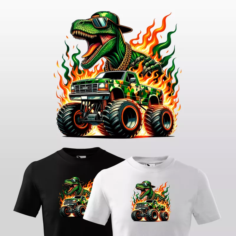 Dětské triko s dinosaurem