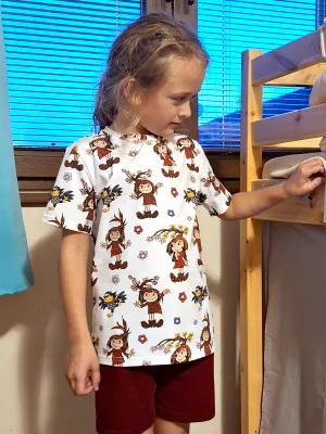 Pyžamo Křemílek a Vochomůrka vyrobeno v ČR