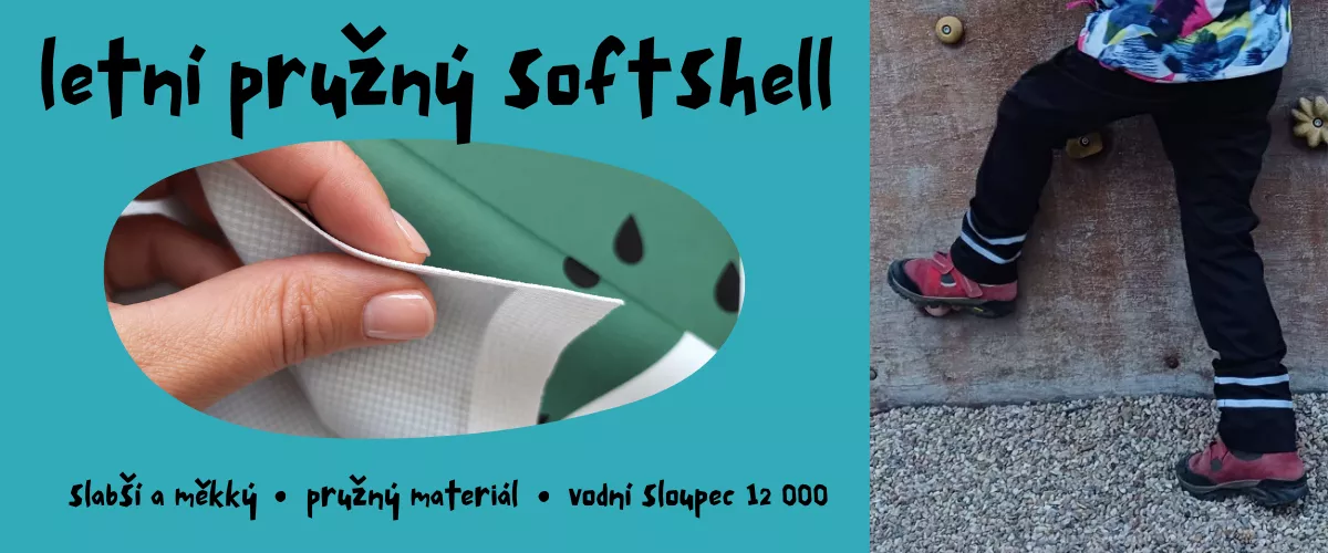 přechodové softshellové kalhoty pružné